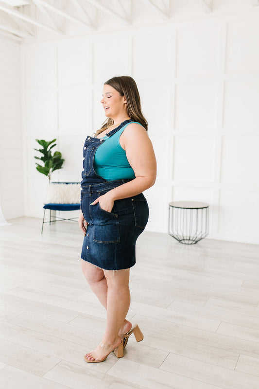 Judy Blue -Agnes Denim Overall Dress