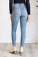 Judy Blue -Justine High Rise Control Top Contrast Wash Skinny Jeans