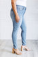Judy Blue -Justine High Rise Control Top Contrast Wash Skinny Jeans