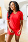 Solid Short Sleeve Pajama Set in Six Colors