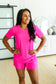 Solid Short Sleeve Pajama Set in Six Colors