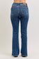 Judy Blue - Casey Mid Rise Bootcut with Cell Phone Back Pocket & Slit