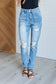 Judy Blue -Aiden High Rise Patch Pocket Distressed Boyfriend Jeans