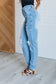 Judy Blue -Aiden High Rise Patch Pocket Distressed Boyfriend Jeans