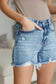 Judy Blue -Callie High Rise Adjustable Button Cutoff Shorts