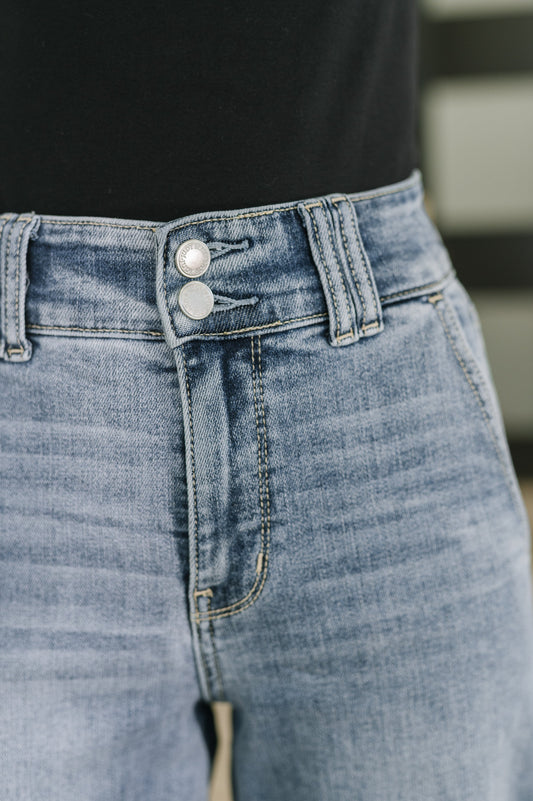 Judy Blue -Carrie High Waist Trouser Wide Leg