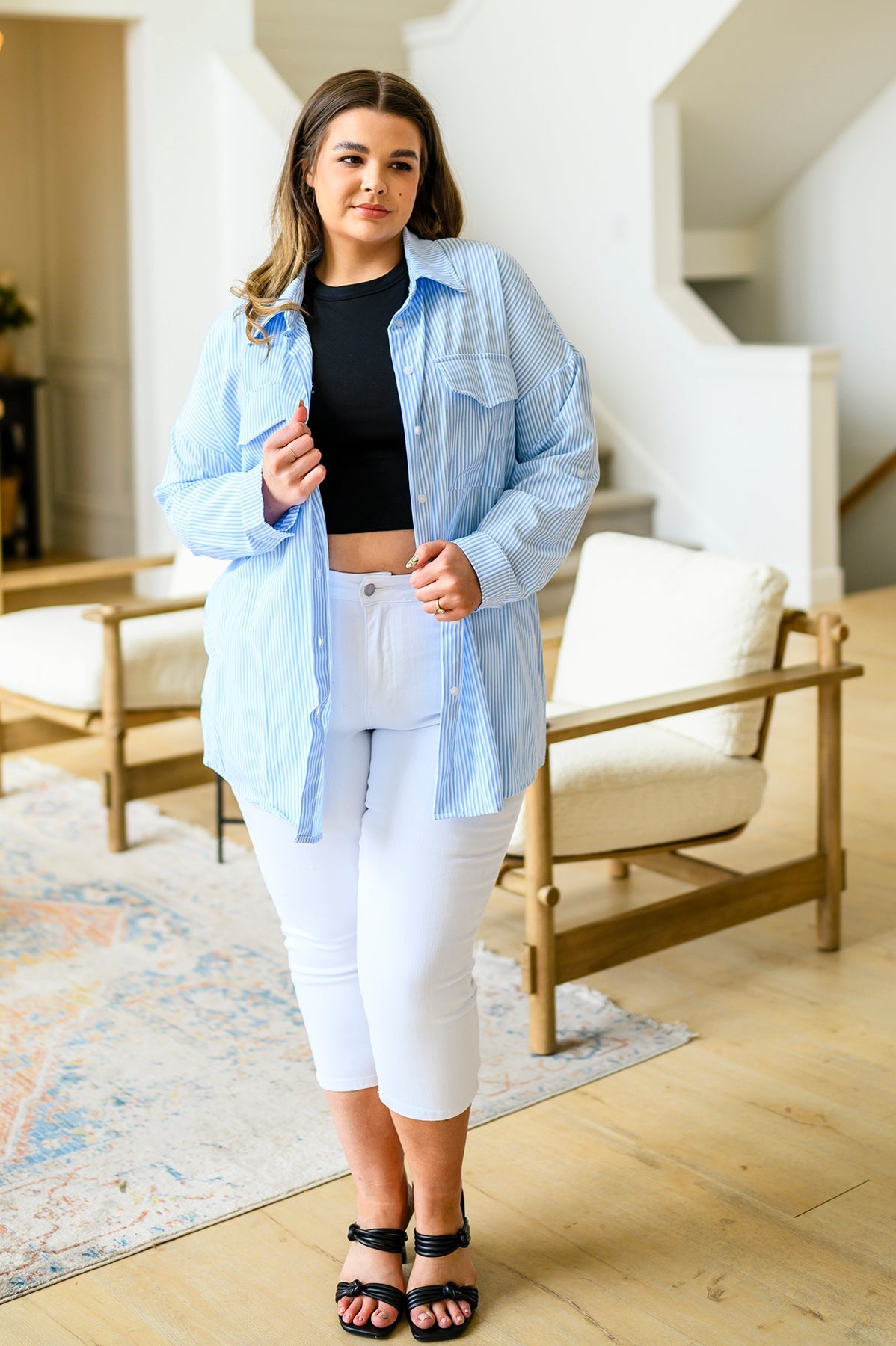 Judy Blue -Certifiably Cool Mid Rise Capris