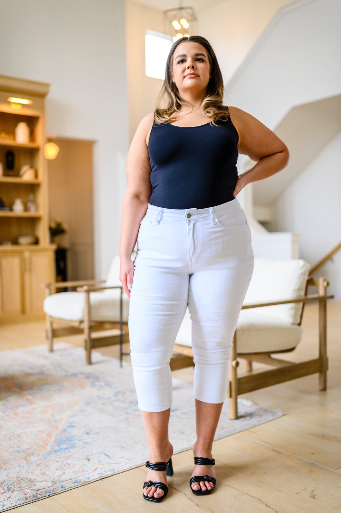 Judy Blue -Certifiably Cool Mid Rise Capris