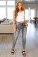 Judy Blue -Charlotte High Rise Stone Wash Slim Jeans in Gray