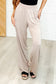 Chase the Pace Wide Leg Bottom in Taupe