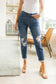Judy Blue -Colt High Rise Button Fly Distressed Boyfriend Jeans
