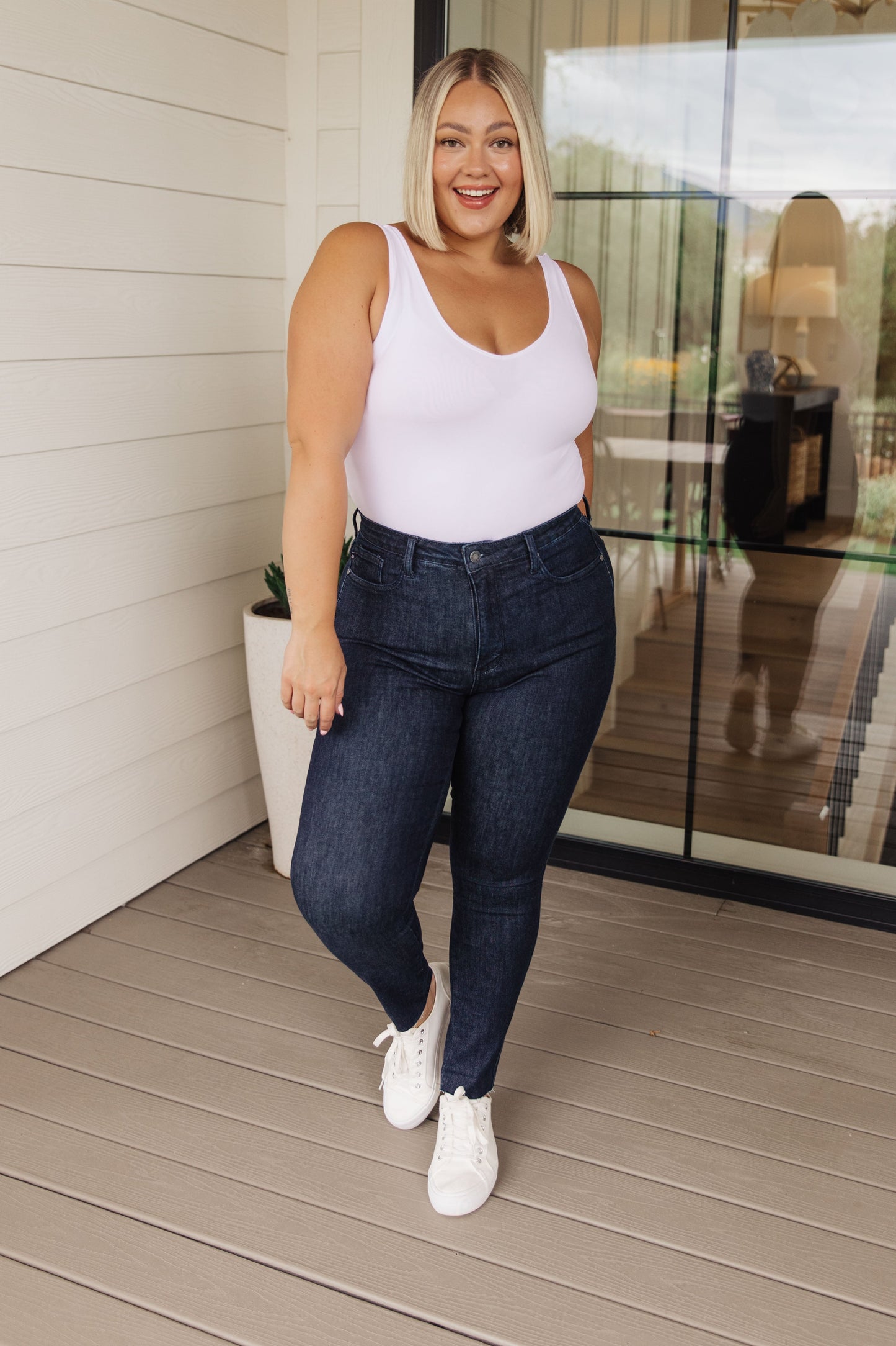 Judy Blue -Constance High Rise Control Top Skinny Jeans