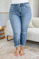 Judy Blue -Corey Hi Rise Bleach Splash Boyfriend Jeans