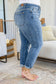 Judy Blue -Corey Hi Rise Bleach Splash Boyfriend Jeans