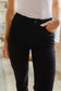 Judy Blue -Edith Mid Rise Classic Slim Jeans in Black
