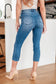 Judy Blue -Emily High Rise Cool Denim Pull On Capri Jeans