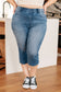 Judy Blue -Emily High Rise Cool Denim Pull On Capri Jeans