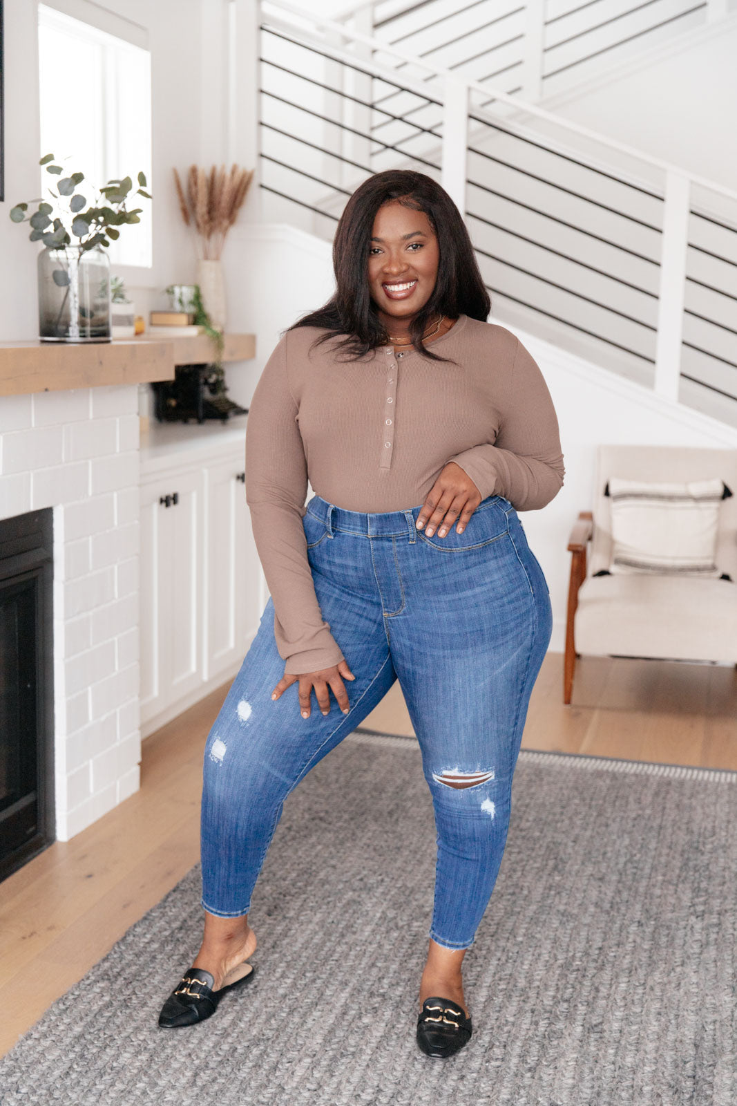 Judy Blue -Get Together Mid-Rise Skinny Jegging