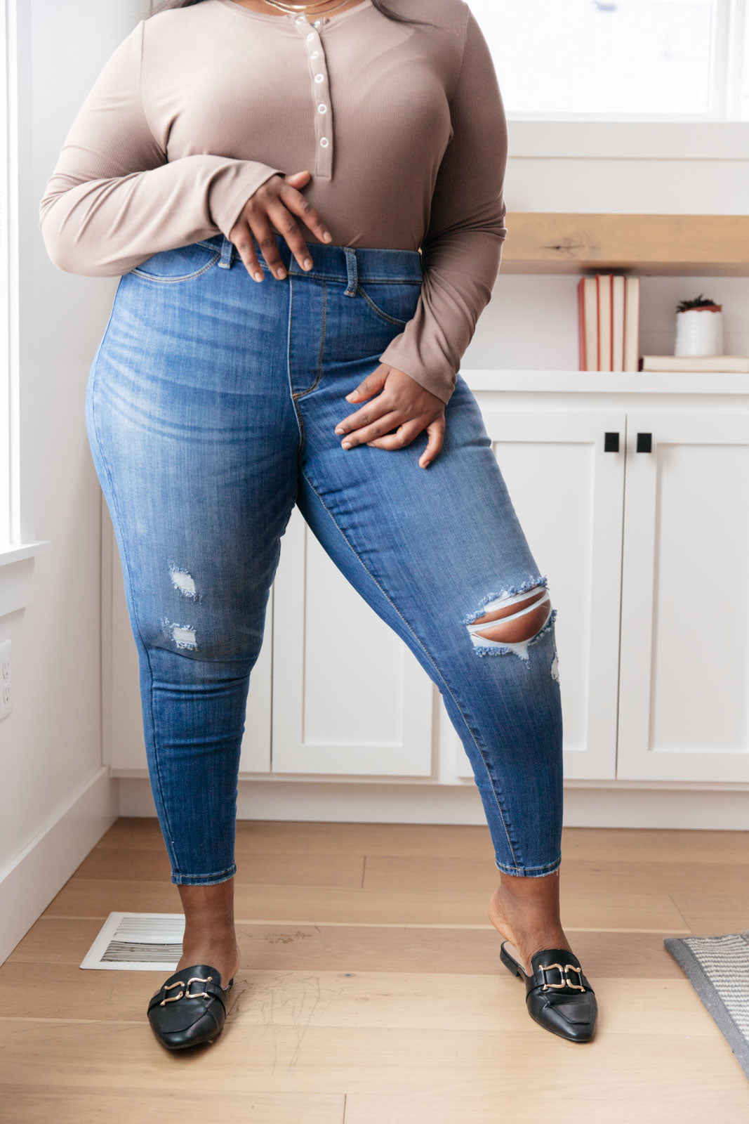 Judy Blue -Get Together Mid-Rise Skinny Jegging