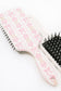 Girly Girl Bow and Floral Hair Brush