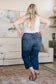 Judy Blue -Hayes High Rise Wide Leg Crop Jeans