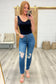 Judy Blue -Colt High Rise Button Fly Distressed Boyfriend Jeans