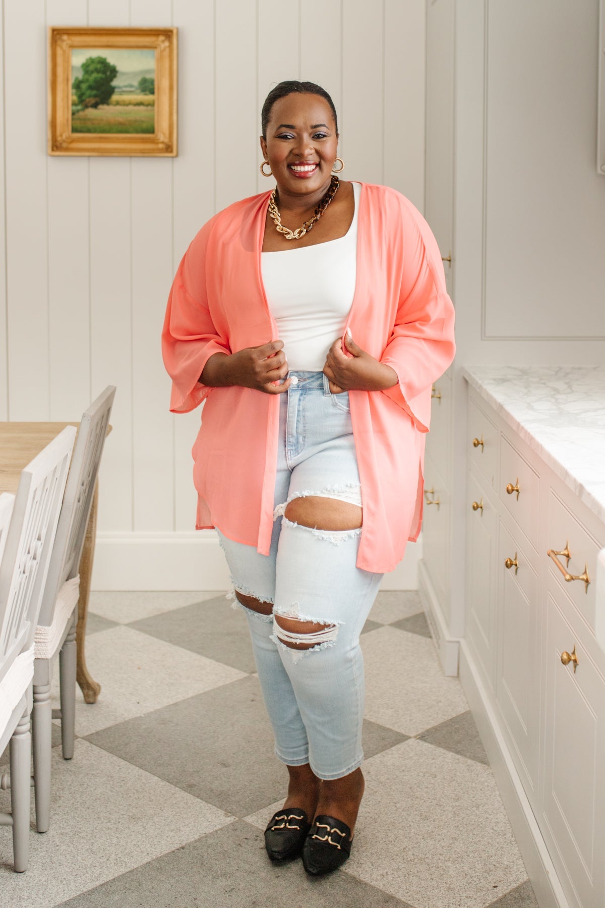 Judy Blue -Super Light Destroyed Boyfriend Jeans