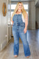 Judy Blue -Izzy Control Top Retro Flare Overalls