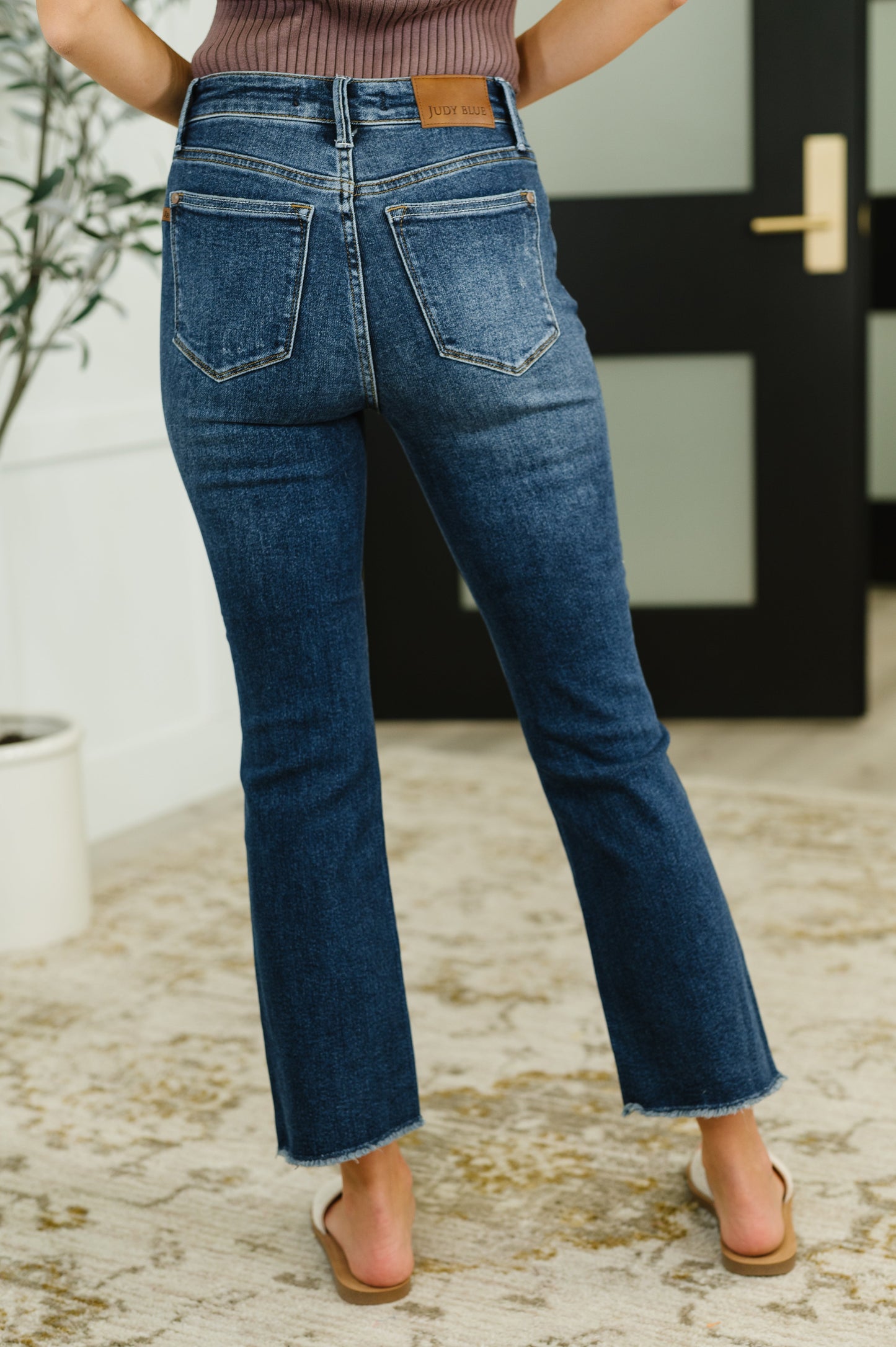 Judy Blue -Nova High Waist Dark Wash Kick Flare