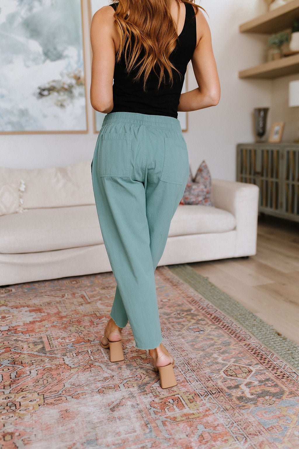 Judy Blue -Love Me Dearly High Waisted Pants in Jade