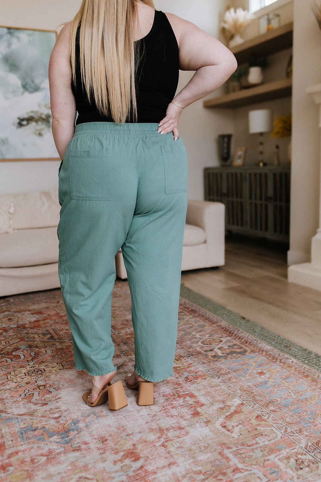 Judy Blue -Love Me Dearly High Waisted Pants in Jade