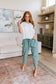Judy Blue -Love Me Dearly High Waisted Pants in Jade
