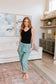 Judy Blue -Love Me Dearly High Waisted Pants in Jade