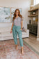 Judy Blue -Love Me Dearly High Waisted Pants in Jade