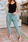 Judy Blue -Love Me Dearly High Waisted Pants in Jade