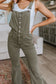 Judy Blue -Olivia Control Top Release Hem Overalls in Olive
