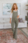 Judy Blue -Olivia Control Top Release Hem Overalls in Olive