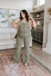 Judy Blue -Olivia Control Top Release Hem Overalls in Olive