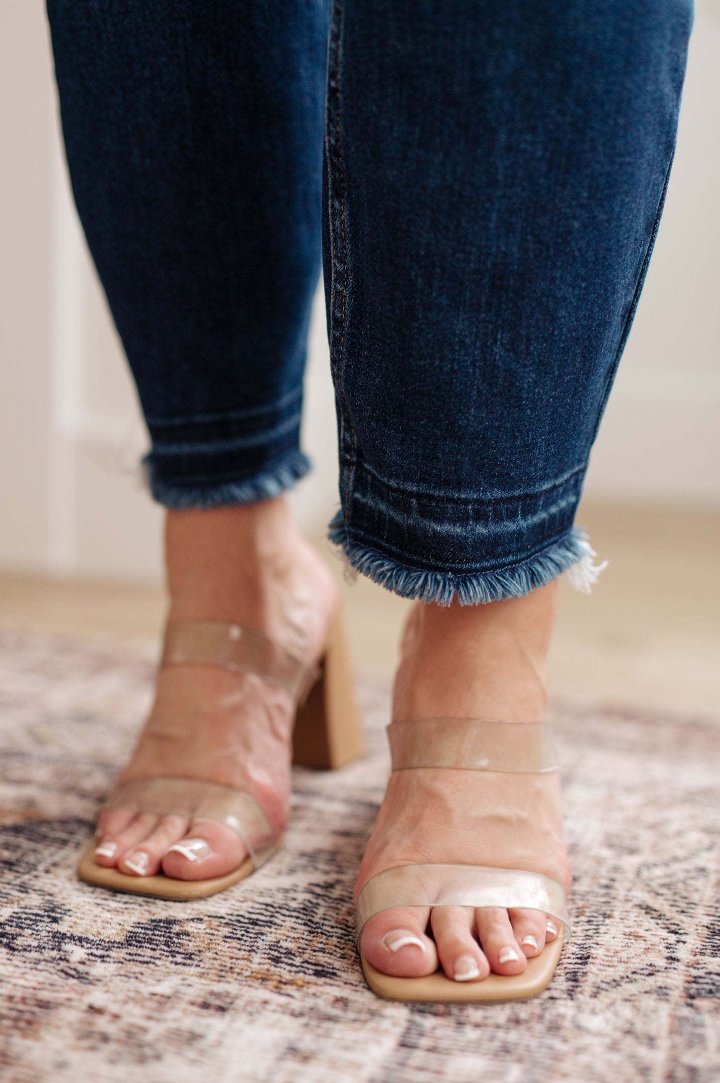 Judy Blue -Phillipa High Rise Release Hem Slim Jeans