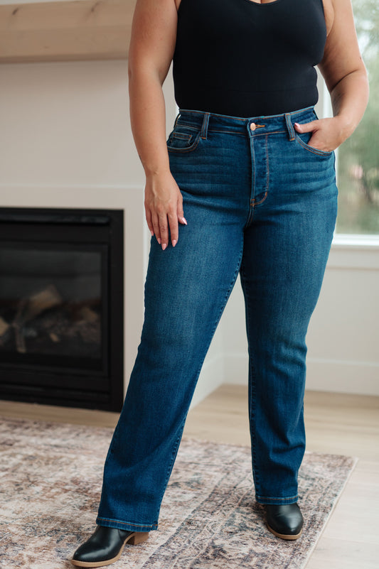 Judy Blue -Pippa High Rise Button Fly Dad Jeans
