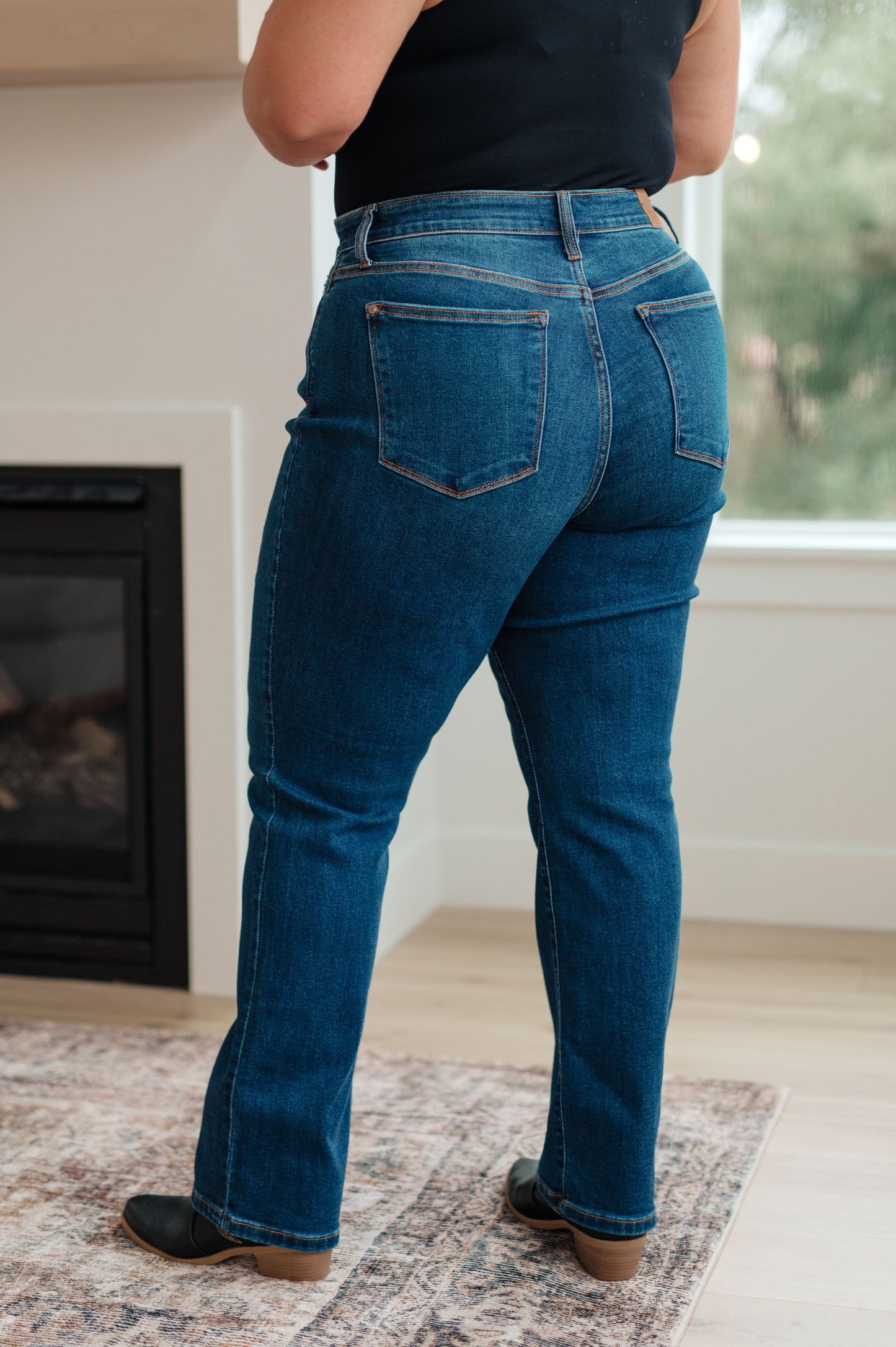 Judy Blue -Pippa High Rise Button Fly Dad Jeans