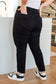 Judy Blue -Reese Rhinestone Slim Fit Jeans in Black