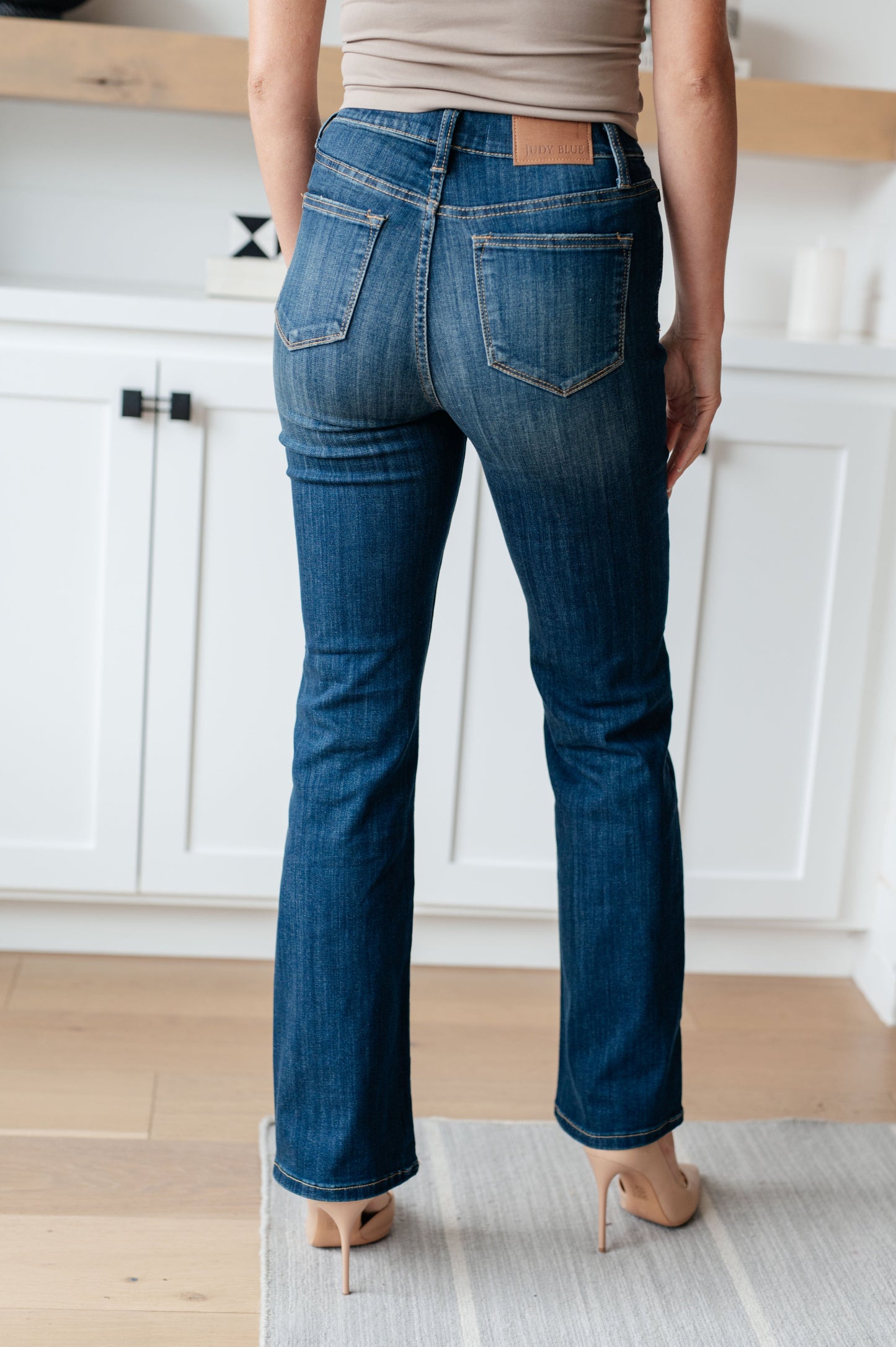 Judy Blue -Ricki High Rise Pull On Slim Bootcut Jeans