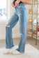 Judy Blue -Rose High Rise 90's Straight Jeans in Light Wash