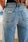 Judy Blue -Rose High Rise 90's Straight Jeans in Light Wash