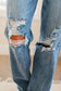 Judy Blue -Rose High Rise 90's Straight Jeans in Light Wash