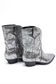 Jersey Metallic Boot in Silver