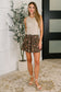 Short Notice Tiered Shorts in Tiny Flower Field