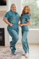 Judy Blue -Sylvia Short Sleeve Denim Jumpsuit