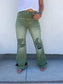 Judy Blue -Blakeley Distressed Jeans In Olive and Camel
